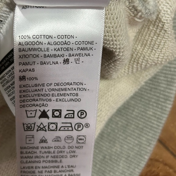 Levi’s Men’s Plus Size Grey Signature Red Tab Crewneck Sweater - Picture 7 of 10